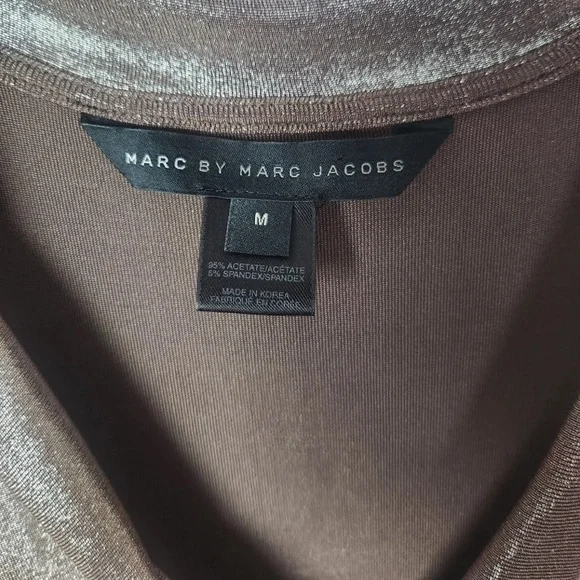 Shimmery Taupe Metallic Sleeveless Cocktail Dress - Picture 3 of 13